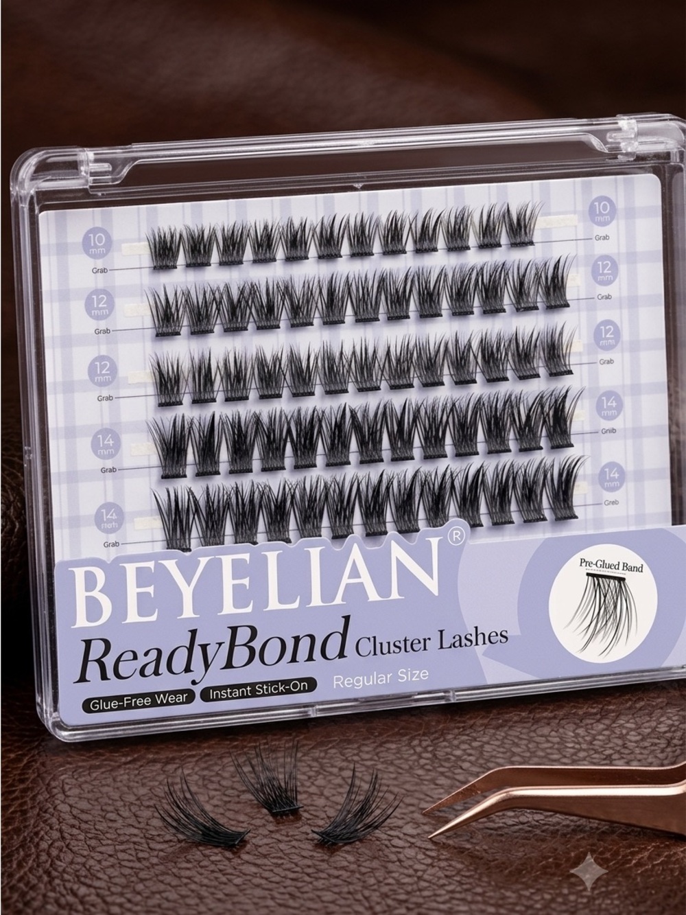 BEYELIAN ReadyBond Cluster Lashes - Black